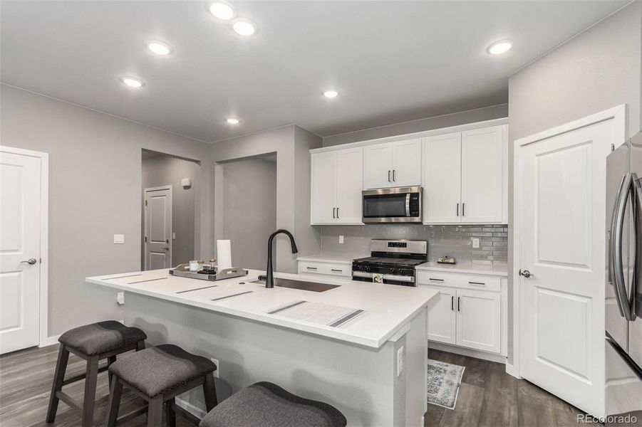 Furnished interior view inside a new home in , Aurora (Image 15).