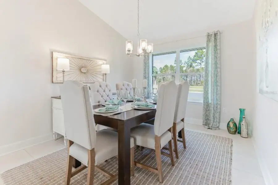 Representative furnished interior of a home built from the 1820 by Adams Homes in Flagler Estates, Hastings (Image 15).