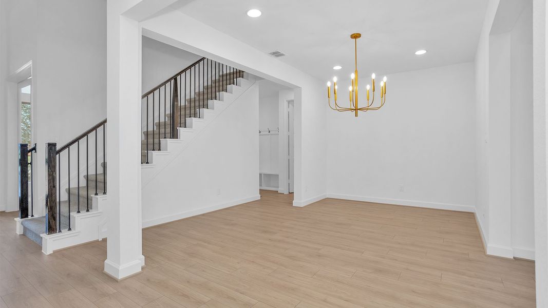 Spacious, unfurnished interior of a new home in Legacy Prairie at Katy Court, Katy (Image 10).