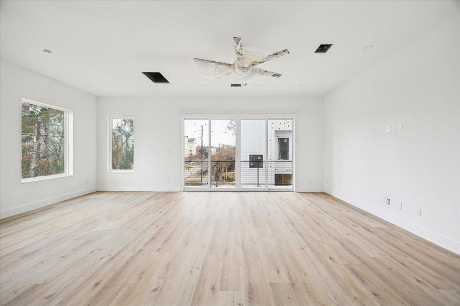 View of the living room as of February 12, 2026