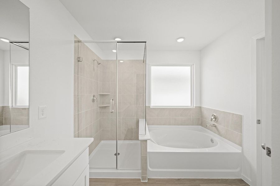 Furnished interior view inside a new home in Chapel Lakes, Montgomery (Image 6).