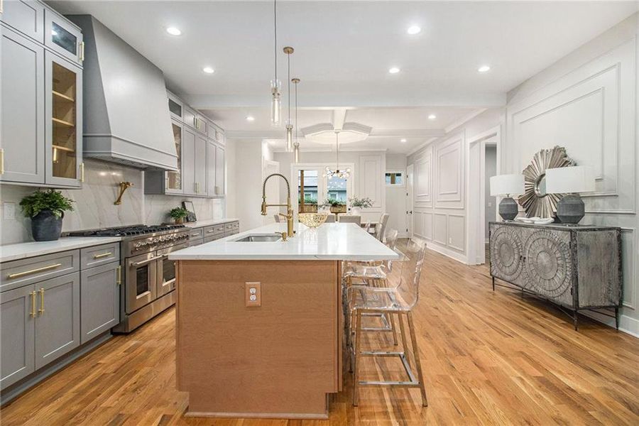 Furnished interior view inside a new home in , Atlanta (Image 6). Furnished interior view inside a new home in , Atlanta (Image 6).