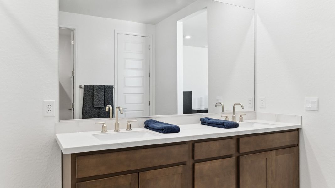 Furnished interior view inside a new home in Desert Moon Estates, Buckeye (Image 16).