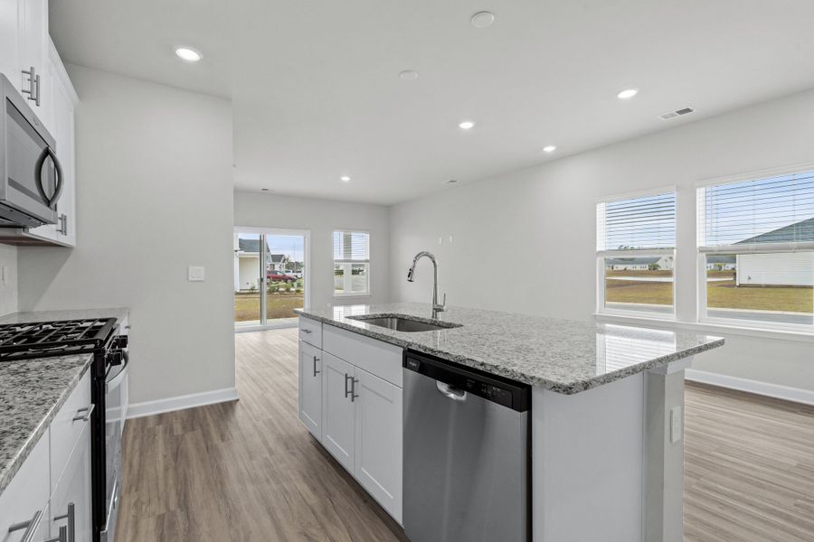 Furnished interior view inside a new home in Cypress Ridge - The Boardwalk Series, Longs (Image 10). Furnished interior view inside a new home in Cypress Ridge - The Boardwalk Series, Longs (Image 10).