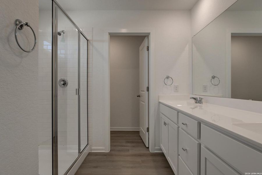 Furnished interior view inside a new home in Hennersby Hollow, San Antonio (Image 10).