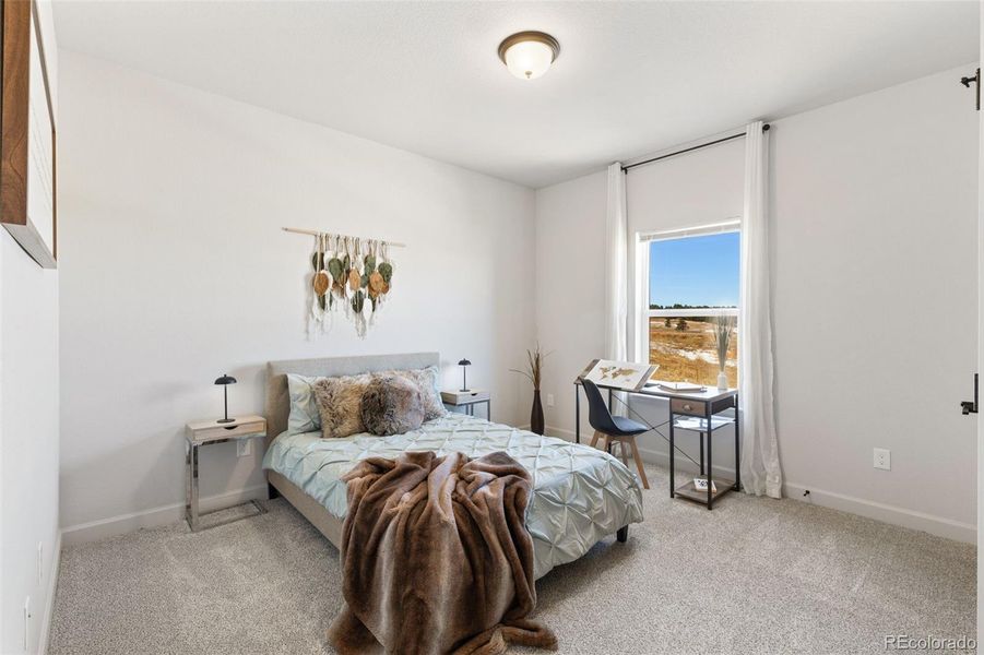 Furnished interior view inside a new home in , Colorado Springs (Image 23).