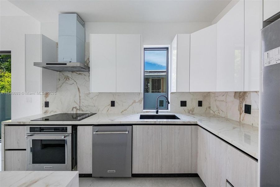 Furnished interior view inside a new home in , Miami (Image 4).