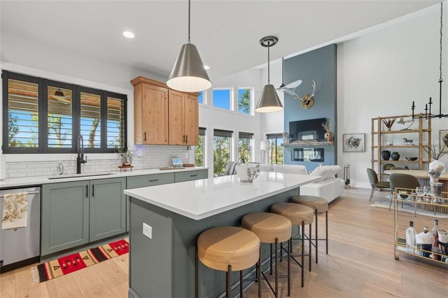 Furnished interior view inside a new home in , Morganton (Image 33).