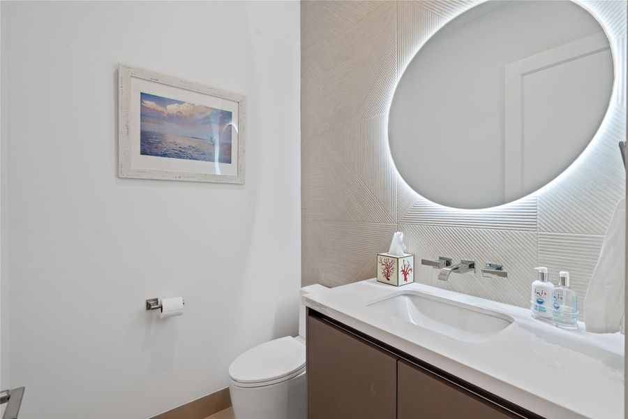 Furnished interior view inside a new home in , Pompano Beach (Image 29).