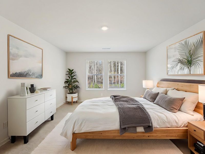 Furnished interior view inside a new home in Westmont Preserve, Powder Springs (Image 8).