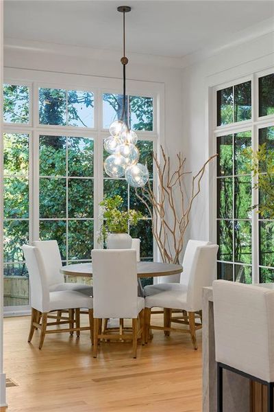 Furnished interior view inside a new home in , Marietta (Image 34).