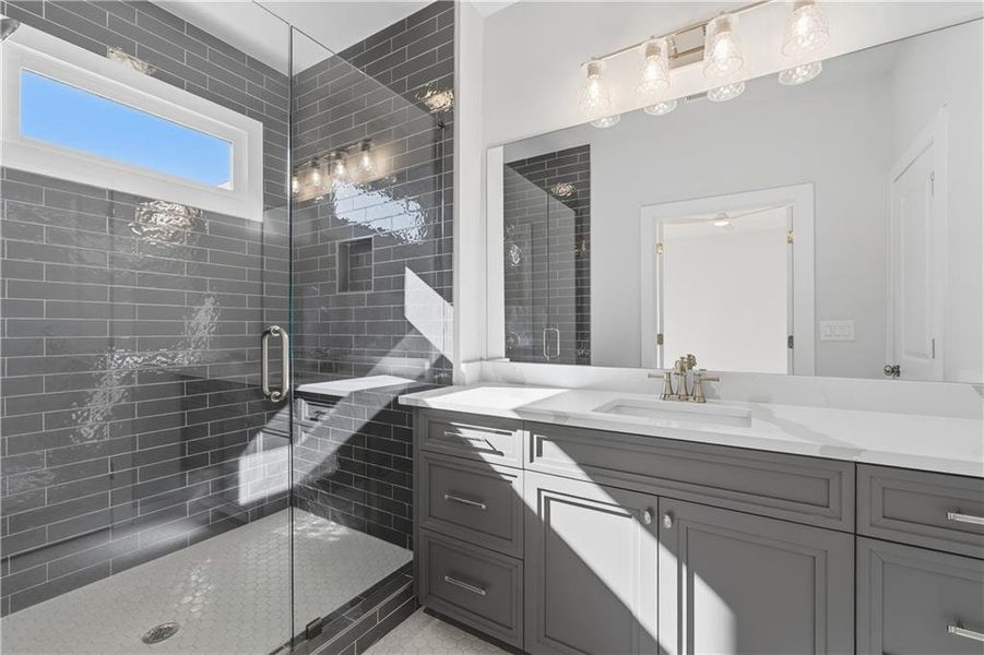 Furnished interior view inside a new home in , Milton (Image 11).