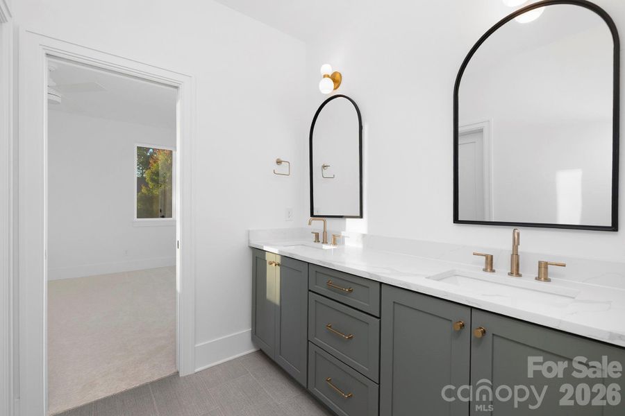 Furnished interior view inside a new home in , Charlotte (Image 26).