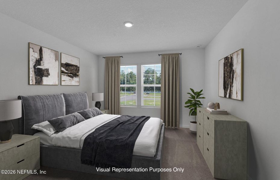 Furnished interior view inside a new home in , Jacksonville (Image 12).