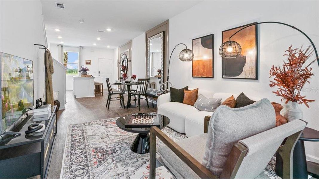 Furnished interior view inside a new home in , St. Augustine (Image 11).