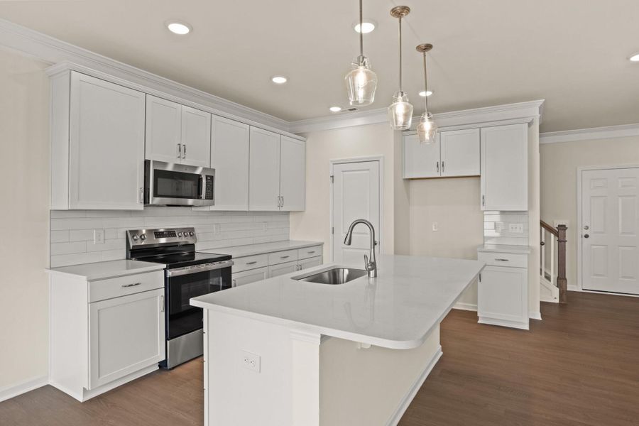 Furnished interior view inside a new home in Harrington, Greenville (Image 9). Furnished interior view inside a new home in Harrington, Greenville (Image 9).