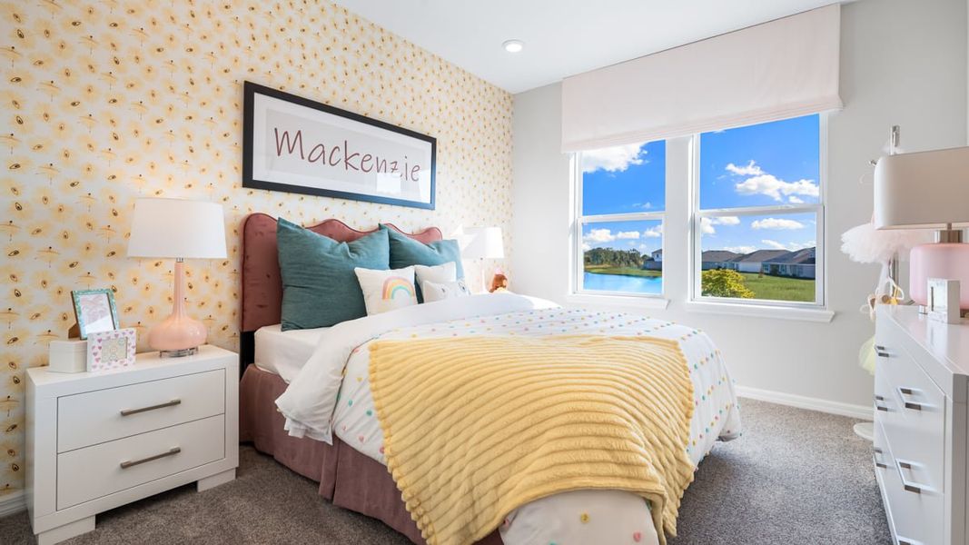 Representative furnished interior of a home built from the Bahama by Taylor Morrison in Palm Wind, Hudson (Image 17).