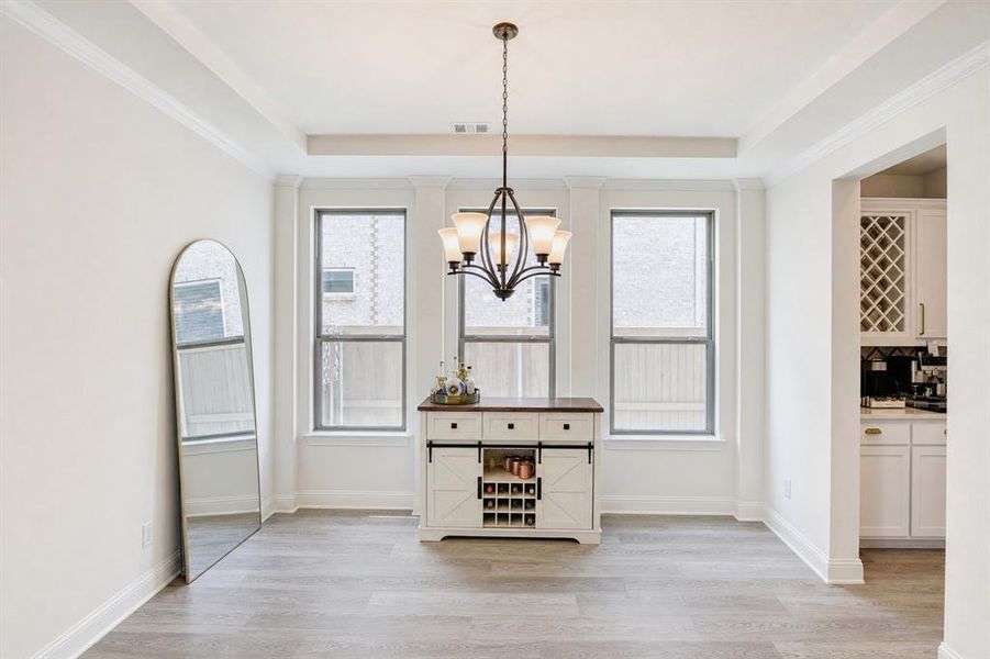 Furnished interior view inside a new home in Pecan Square, Northlake (Image 29).