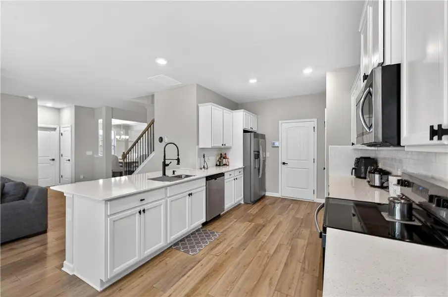 Furnished interior view inside a new home in , Conley (Image 8).