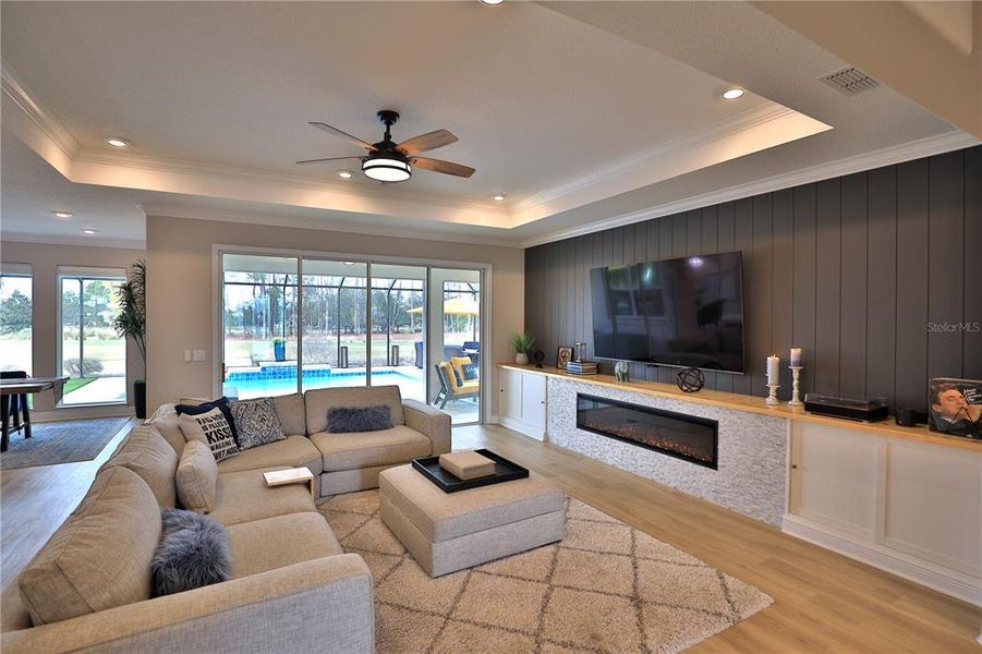 Furnished interior view inside a new home in , Ocala (Image 14).