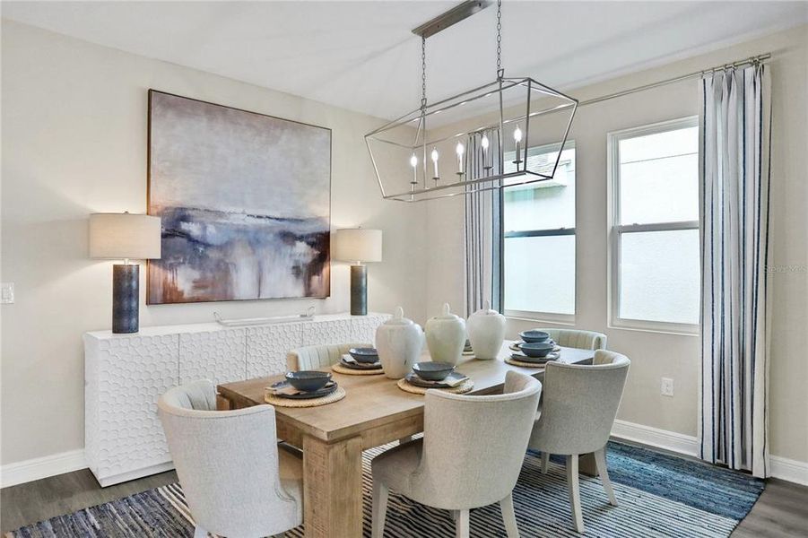 Furnished interior view inside a new home in Angeline, Land O' Lakes (Image 17).