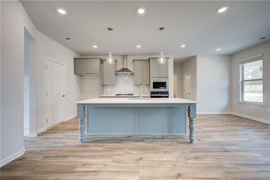 Furnished interior view inside a new home in Cambria at Traditions, Hampton (Image 9).