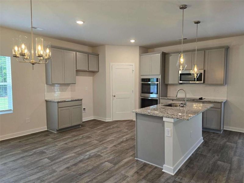 Furnished interior view inside a new home in Southern Hills, McDonough (Image 5). Furnished interior view inside a new home in Southern Hills, McDonough (Image 5).