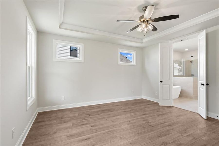 Spacious, unfurnished interior of a new home in Promenade at Sawnee Village, Cumming (Image 44).