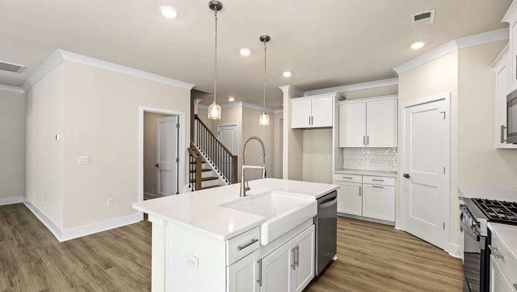 Furnished interior view inside a new home in Adams Glen, Greenville (Image 9).