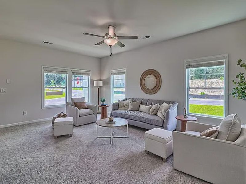 Furnished interior view inside a new home in Emanuel Creek, West Columbia (Image 5). Furnished interior view inside a new home in Emanuel Creek, West Columbia (Image 5).