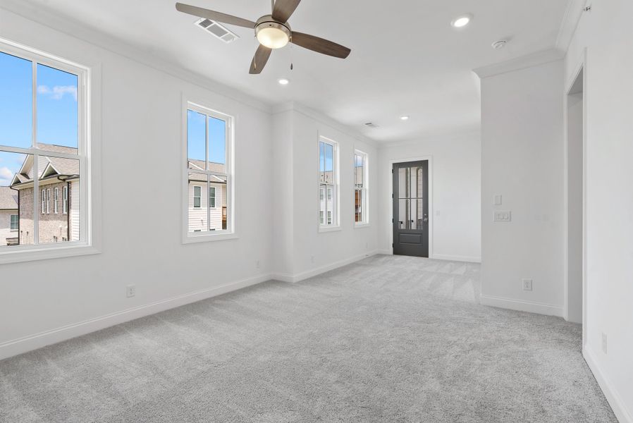 Representative unfurnished interior of a home built from the The Cascade II by The Providence Group in Waterside Condos, Peachtree Corners (Image 14).
