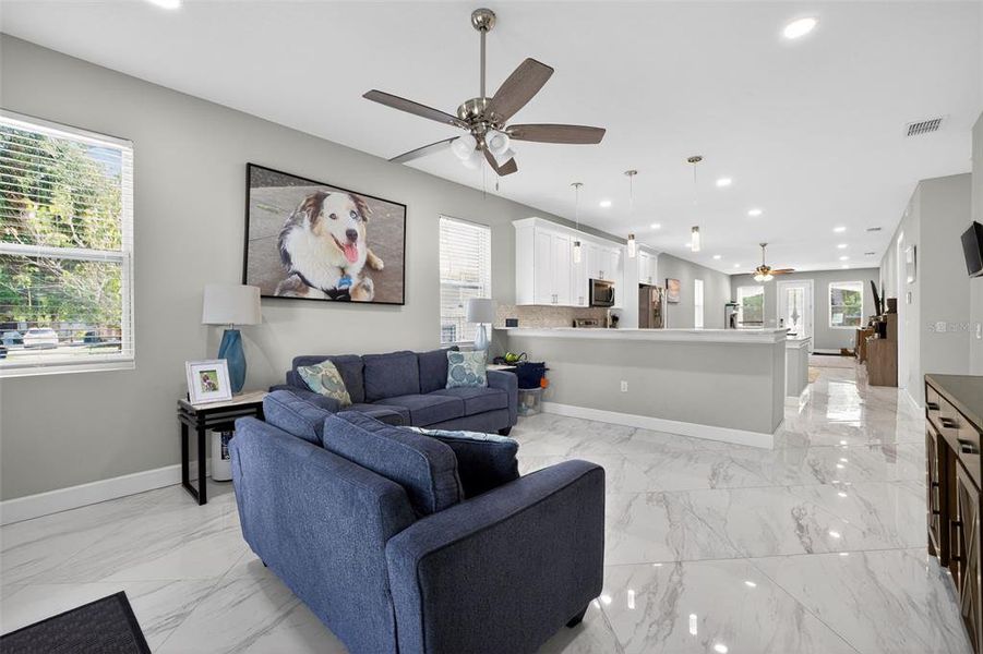 Furnished interior view inside a new home in , St. Petersburg (Image 37).