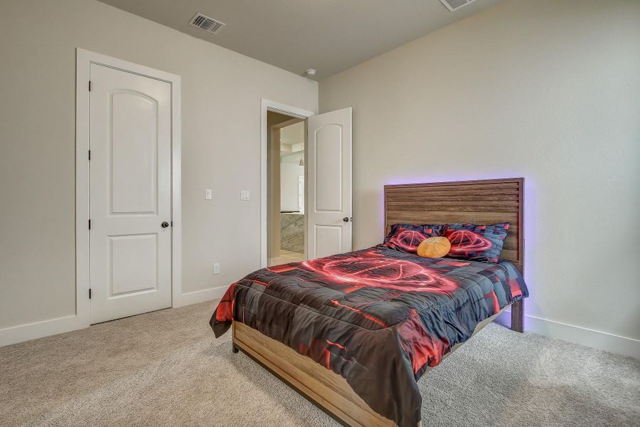 Furnished interior view inside a new home in , San Marcos (Image 33).