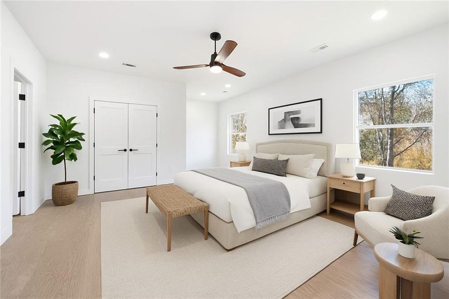 Furnished interior view inside a new home in , Gainesville (Image 10).