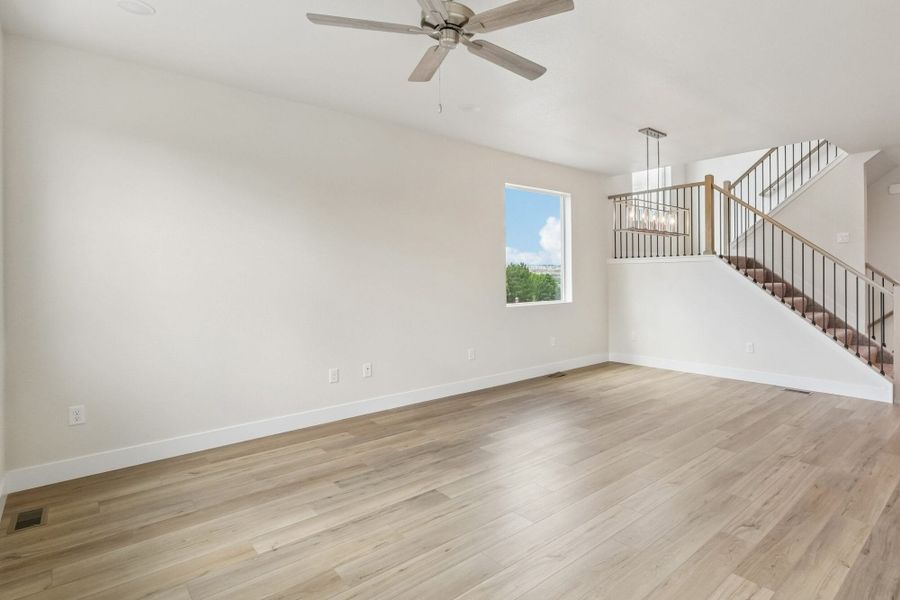 Spacious, unfurnished interior of a new home in Pony Park, Colorado Springs (Image 24). Spacious, unfurnished interior of a new home in Pony Park, Colorado Springs (Image 24).