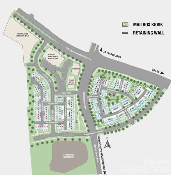 Senata at Research Park Community Sitemap