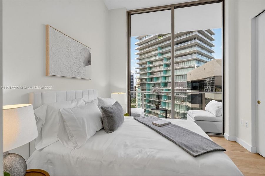 Furnished interior view inside a new home in Mr. C Residences, Miami (Image 10).