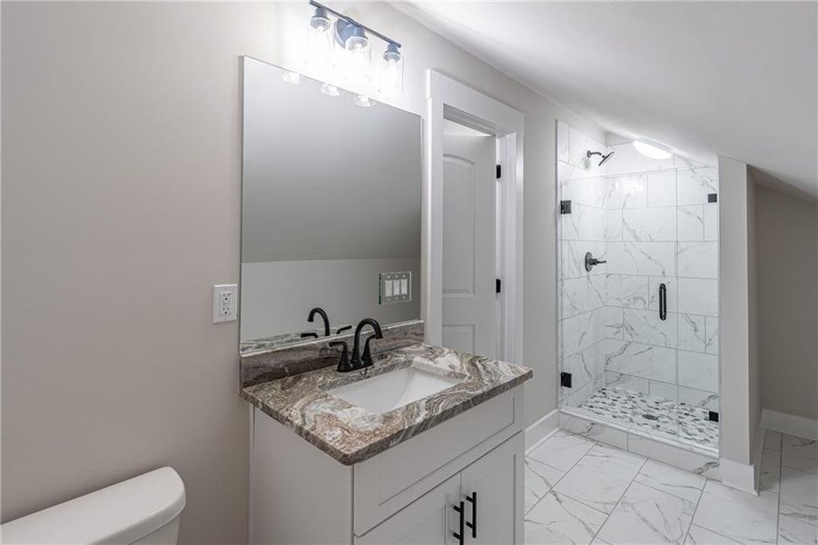 Furnished interior view inside a new home in , Braselton (Image 34).