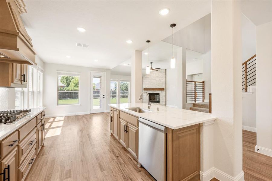 Furnished interior view inside a new home in Mockingbird Heights Classic 60, Midlothian (Image 14).