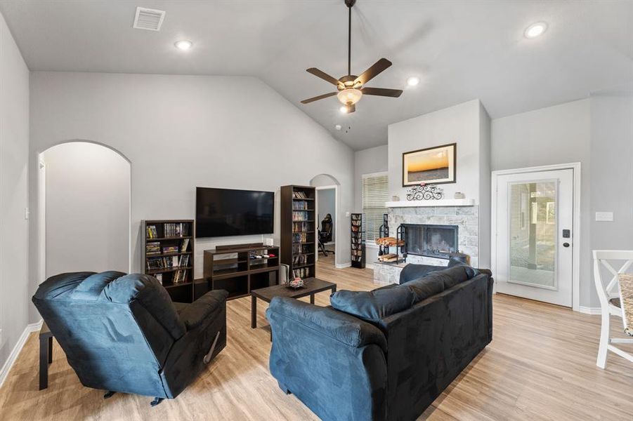 Furnished interior view inside a new home in , Wills Point (Image 10). Furnished interior view inside a new home in , Wills Point (Image 10).