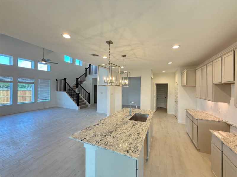Furnished interior view inside a new home in Huntington Place, Rosharon (Image 4).