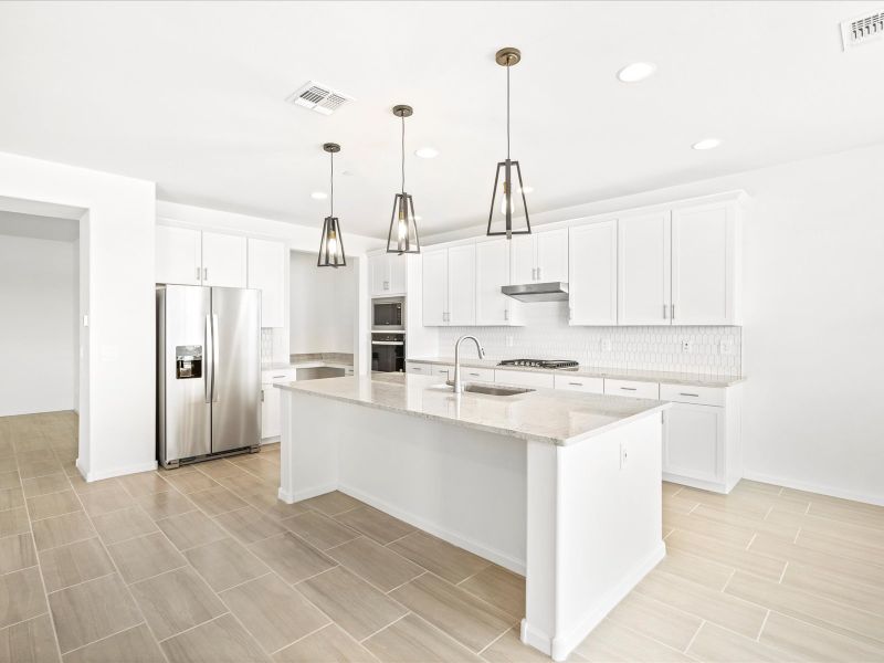 Representative furnished interior of a home built from the Saguaro by Meritage Homes in Arbor at Madera Highlands II, Sahuarita (Image 4).
