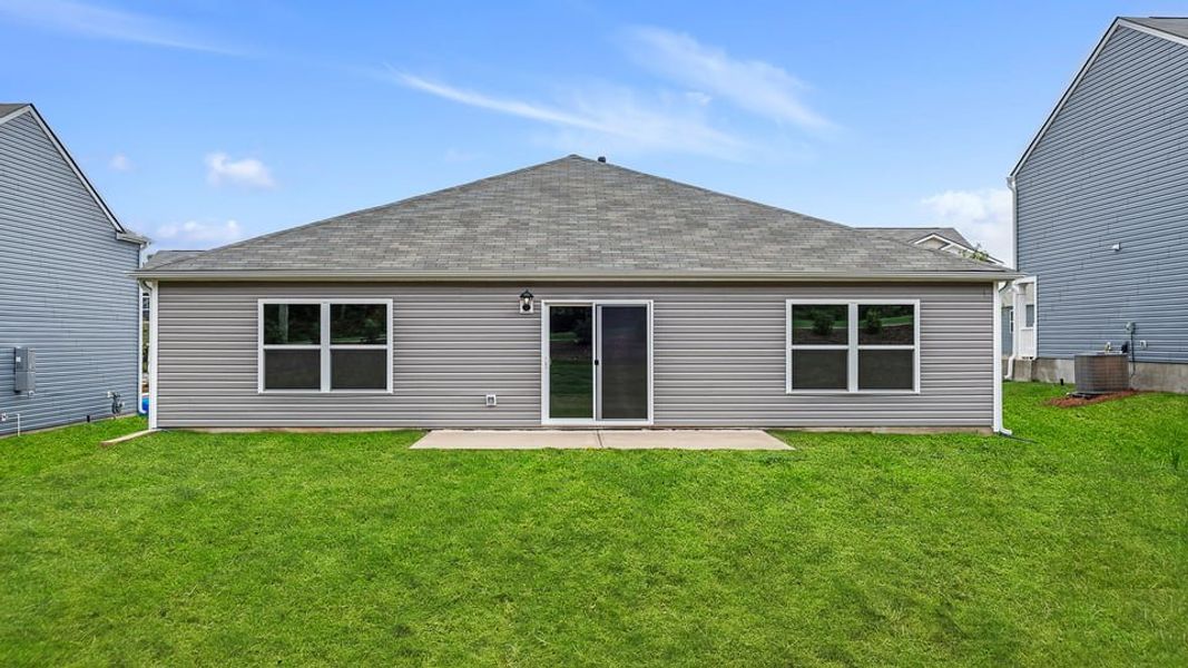 Exterior details and patio area of a home in Bentley Park, Greenwood (Image 2).