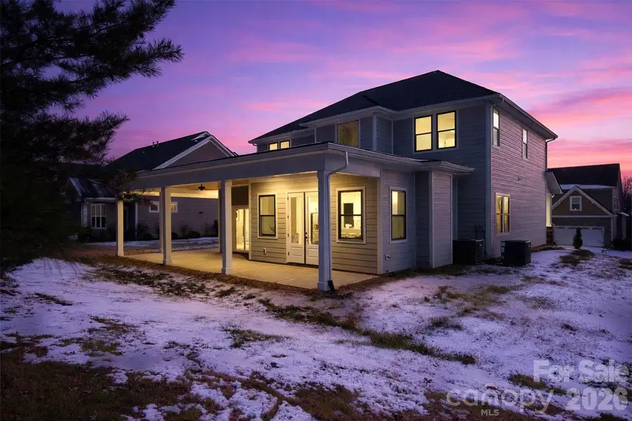 Exterior details and patio area of a home in , Hickory (Image 3).