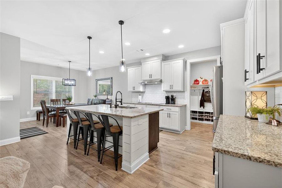 Furnished interior view inside a new home in Calgary Downs, Winder (Image 39). Furnished interior view inside a new home in Calgary Downs, Winder (Image 39).