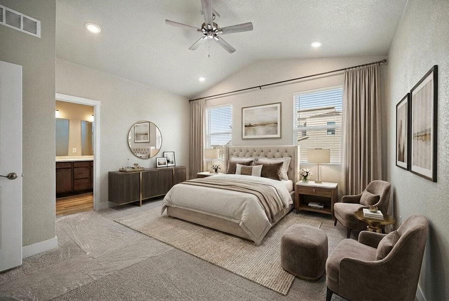 Furnished interior view inside a new home in Pony Park, Colorado Springs (Image 14).