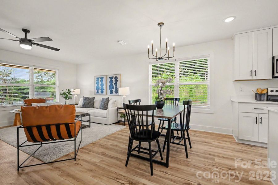 Furnished interior view inside a new home in , Kannapolis (Image 6).