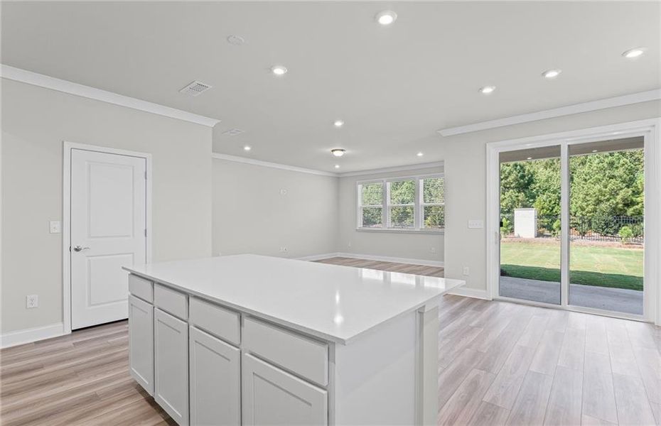 Furnished interior view inside a new home in Overland, Locust Grove (Image 9).