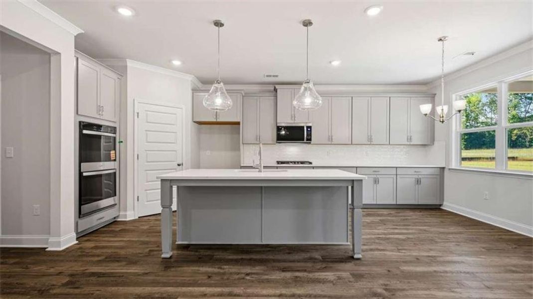 Furnished interior view inside a new home in Heritage Pointe, Senoia (Image 12).
