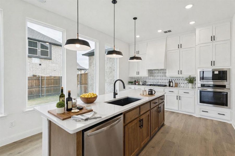 Furnished interior view inside a new home in Timberbrook, Justin (Image 9).